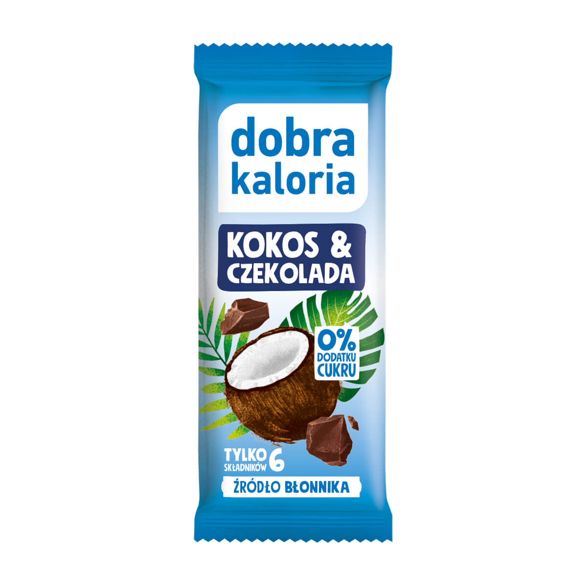 Baton kokos i czekolada 35 g - Dobra Kaloria