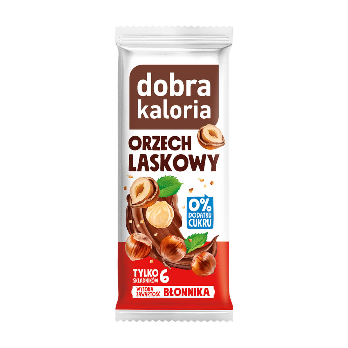 Baton orzech laskowy 35 g - Dobra Kaloria