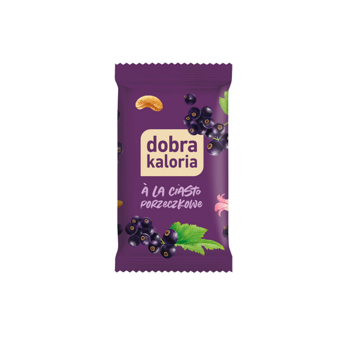 Batoniki z nerkowców à la ciasto porzeczkowe (6 × 18 g) 108 g - Dobra Kaloria