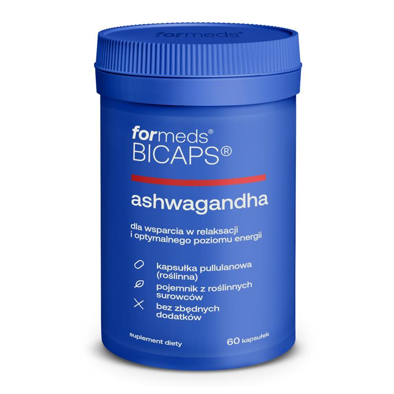 BICAPS Ashwagandha 60 kapsułek - ForMeds