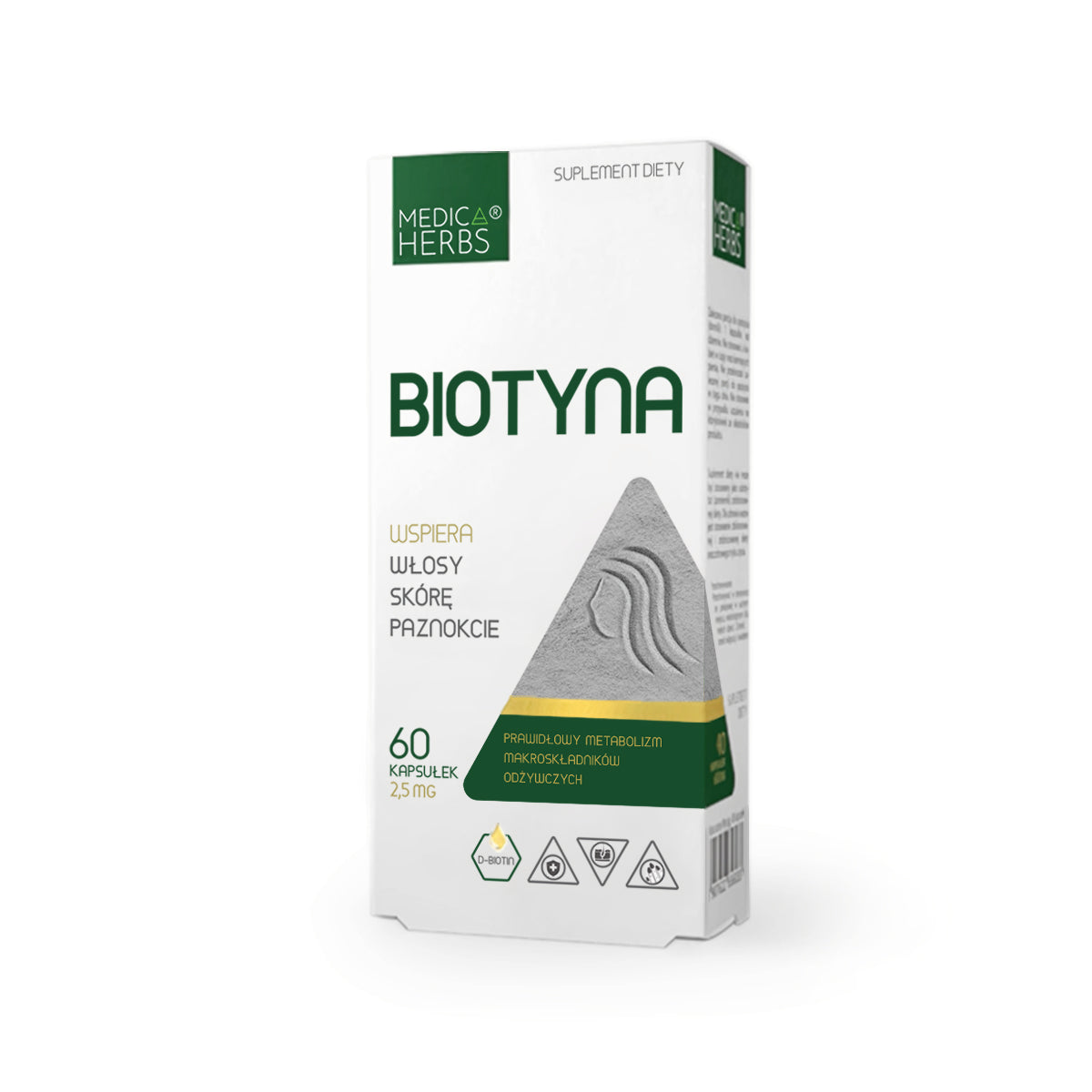 Biotyna 2,5 mg 60 kapsułek - Medica Herbs