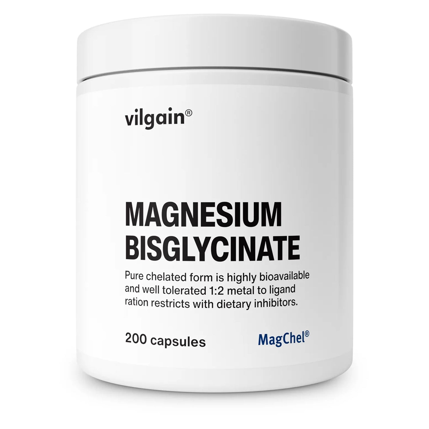 Magenz - bisglicynian magnezu 200 kapsułek - Vilgain