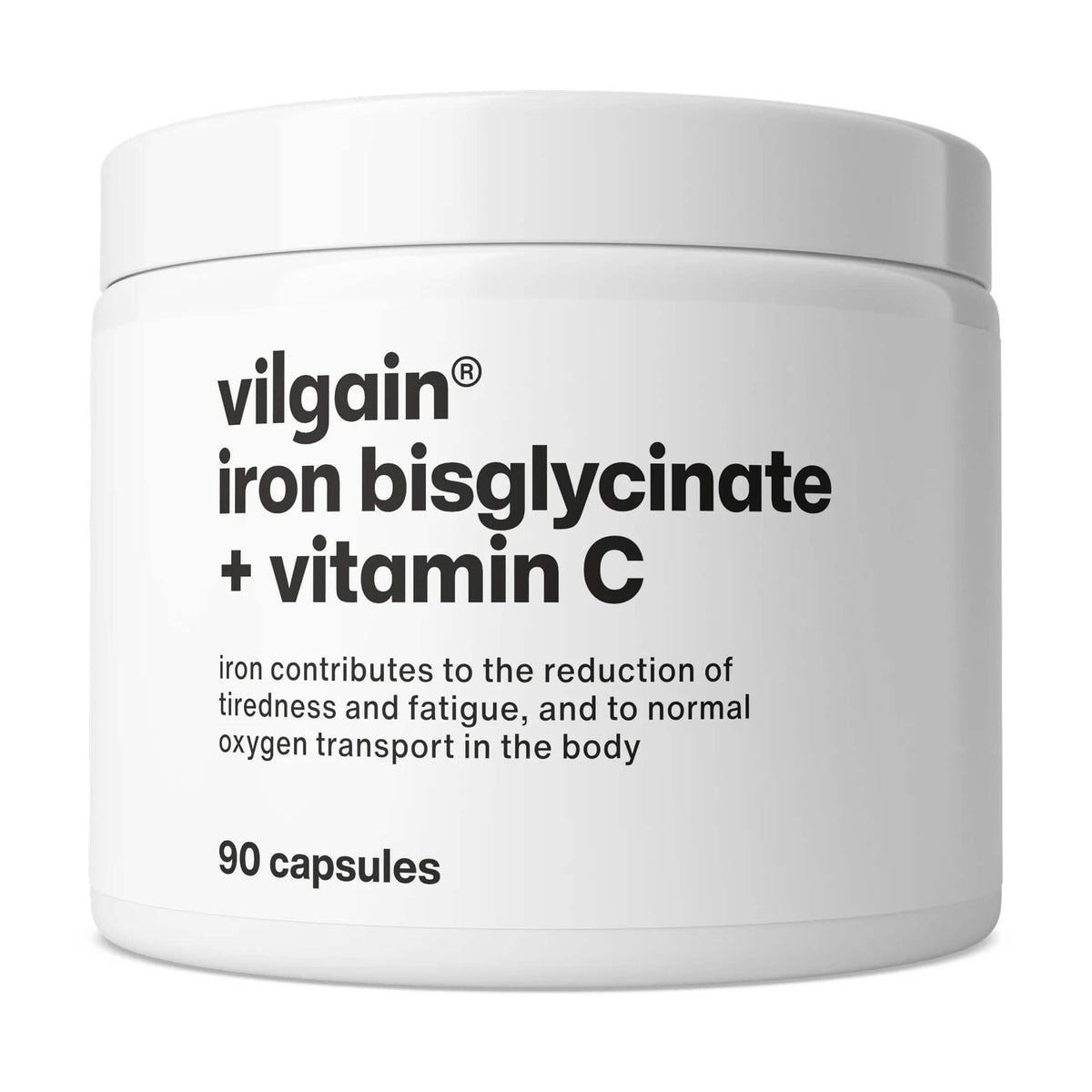 Bisglicynian żelaza + Witamina C 90 kapsułek - Vilgain