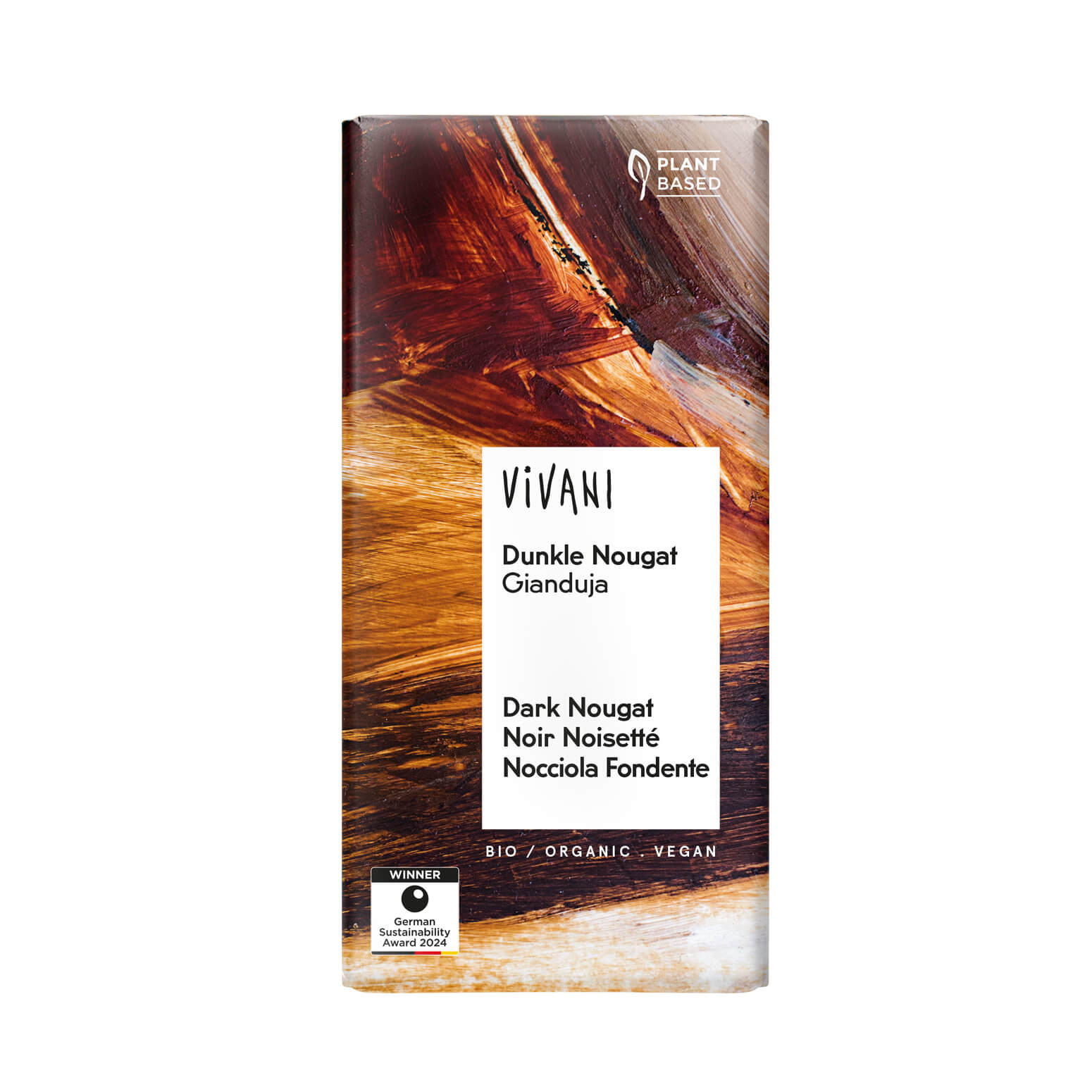 Czekolada gorzka nugatowa BIO 80 g - Vivani