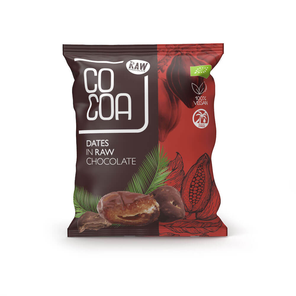 Daktyle w surowej czekoladzie BIO 70 g - Cocoa
