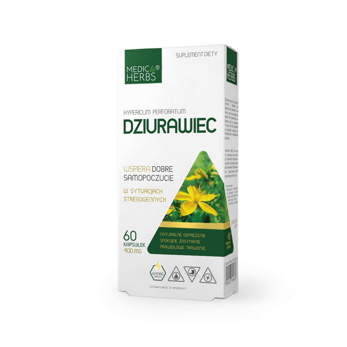 Dziurawiec 400 mg 60 kapsułek - Medica Herbs