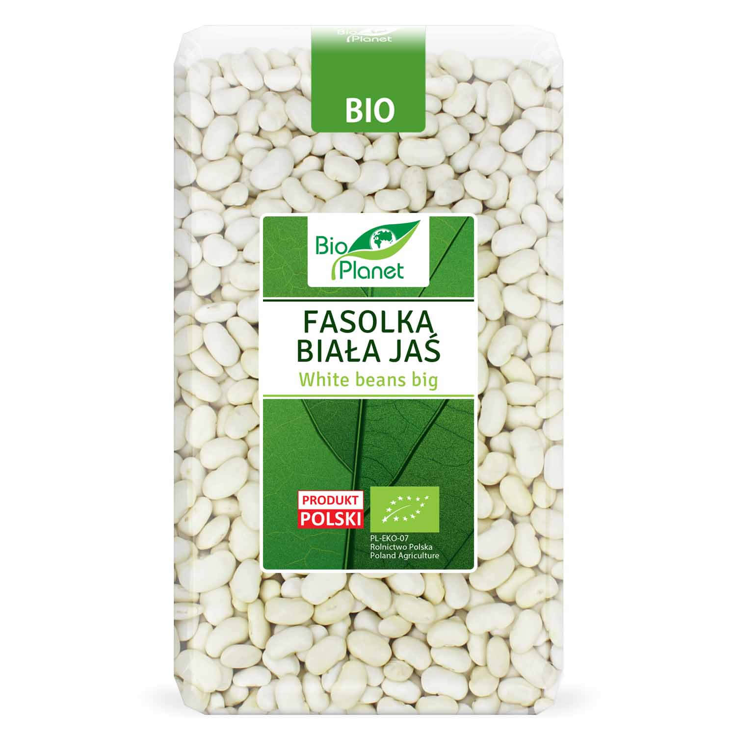 Fasolka biała Jaś BIO 1 kg - Bio Planet
