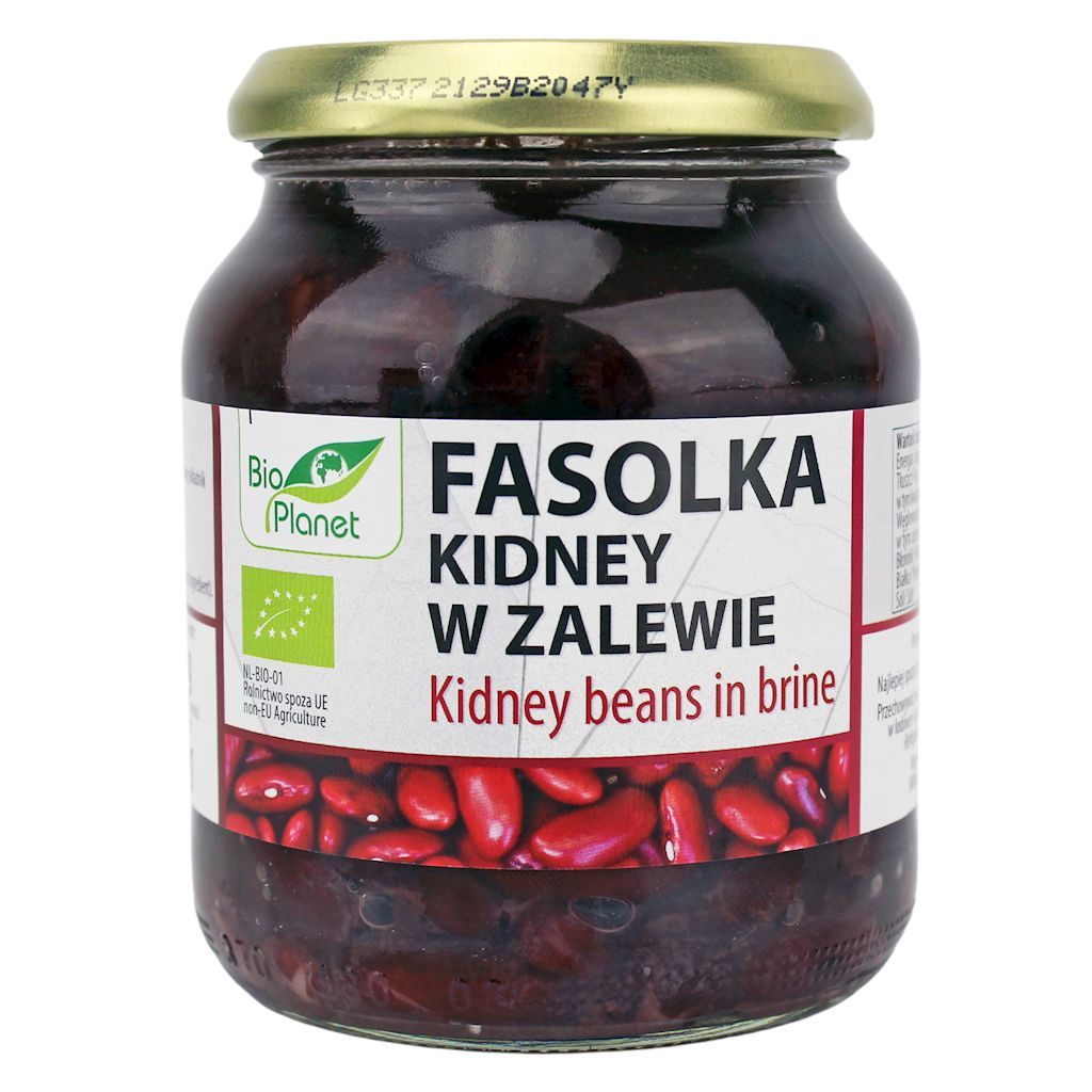 Fasolka kidney w zalewie w słoiku BIO (240 g) 360 g - Bio Planet