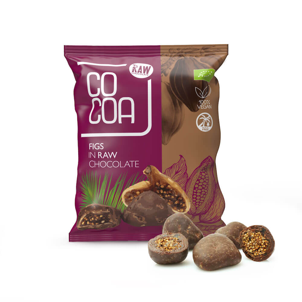 Figi w surowej czekoladzie BIO 70 g - Cocoa
