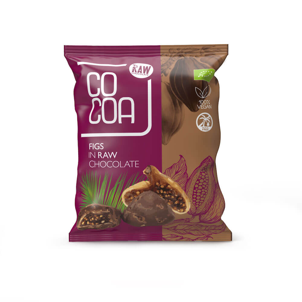 Figi w surowej czekoladzie BIO 70 g - Cocoa