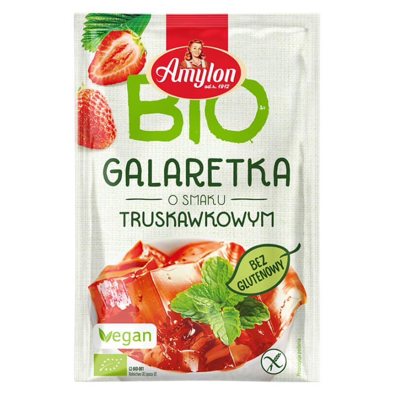 Galaretka truskawkowa BIO 40 g - Amylon
