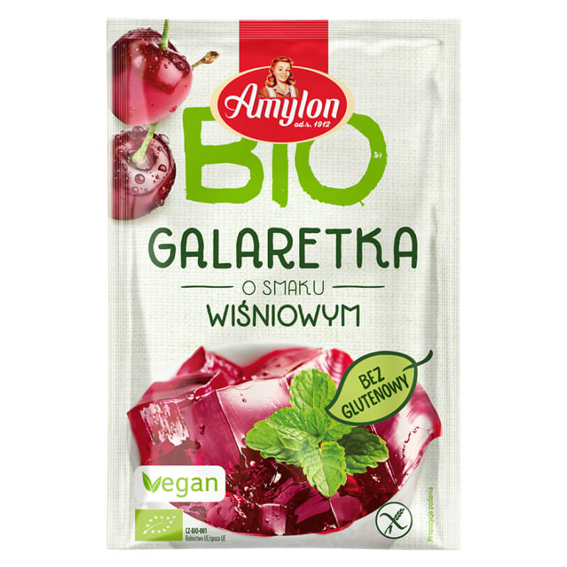 Galaretka wiśniowa BIO 40 g - Amylon