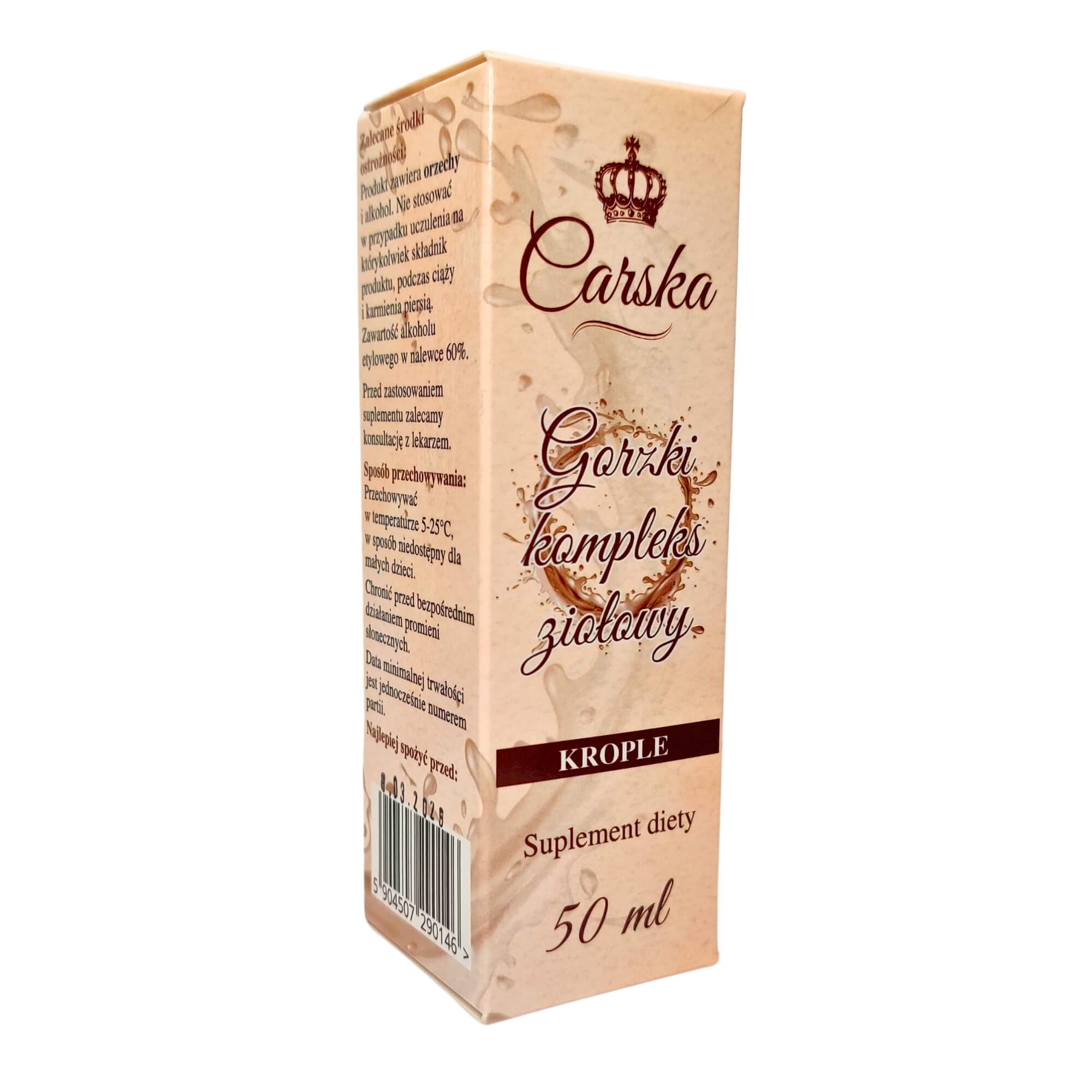 Carski gorzki kompleks ziołowy na pasożyty 50 ml - Carska