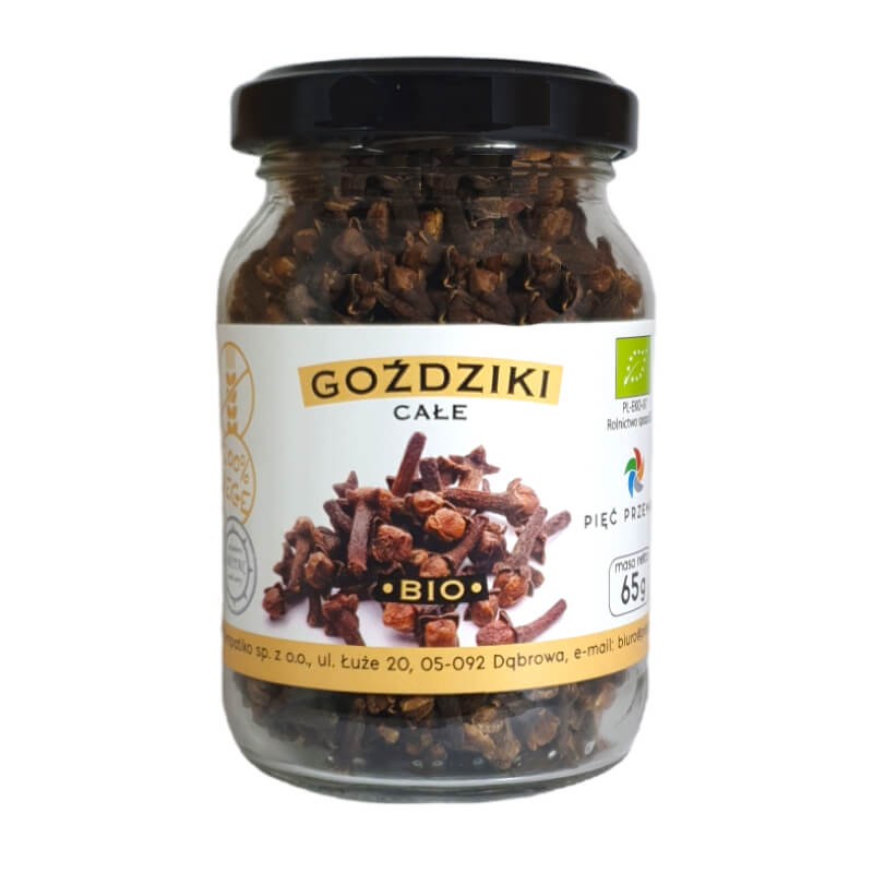 Goździki całe bezglutenowe BIO 65 g - Pięć Przemian