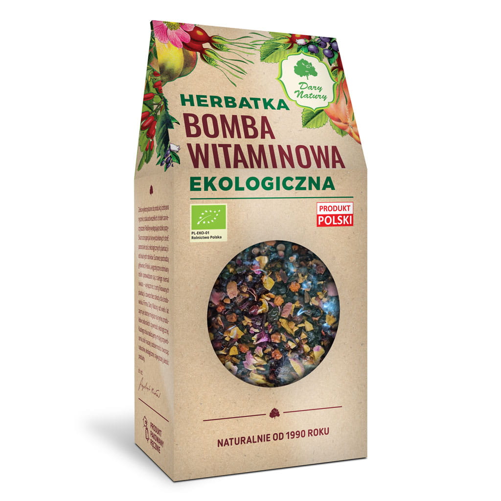 Herbata Bomba Witaminowa BIO 200 g - Dary Natury