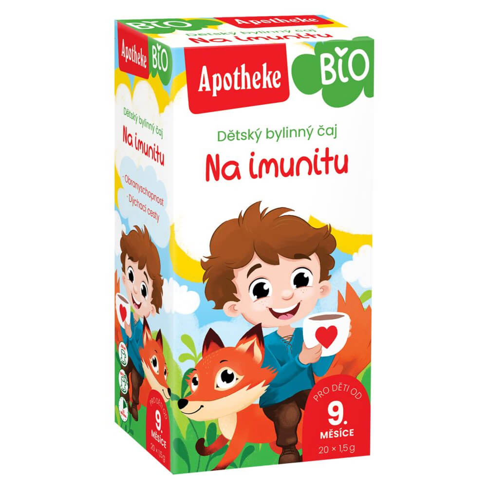 Herbata dla dzieci - dzika róża i rokitnik na odporność BIO (20 × 1,5 g) 30 g - Apotheke
