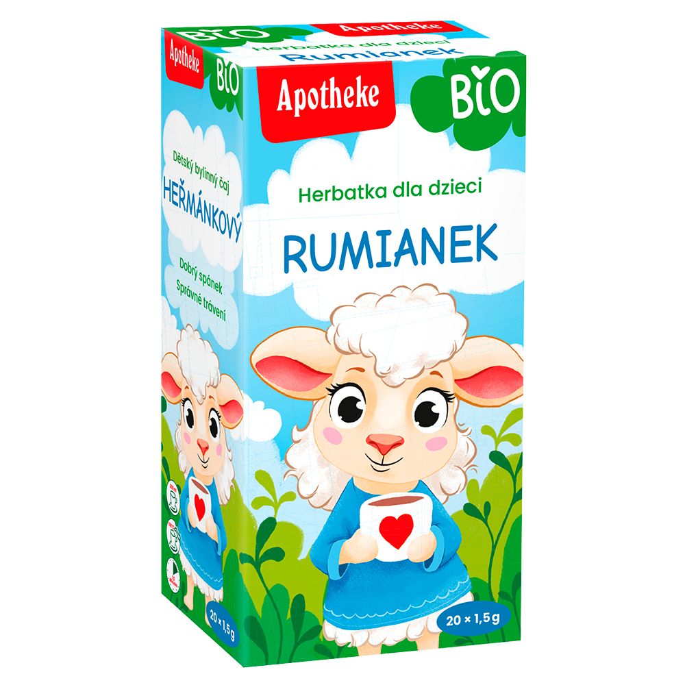 Herbata dla dzieci - rumianek BIO (20 × 1 g) 20 g - Apotheke