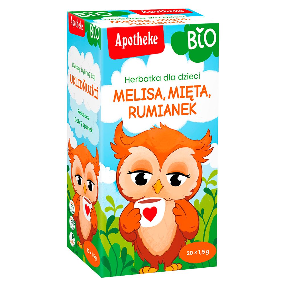 Herbata dla dzieci - uspokajająca BIO (20 × 1,5 g) 30 g - Apotheke