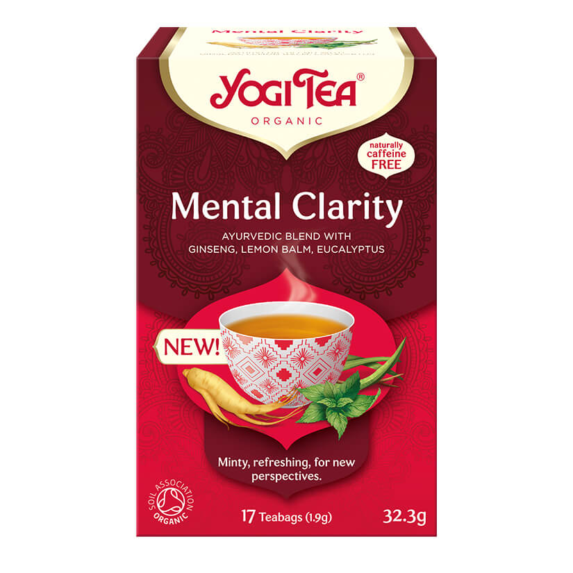 Herbata Jasność Umysłu (Mental Clarity) BIO (17 × 1,9 g) 32,3 g - Yogi Tea