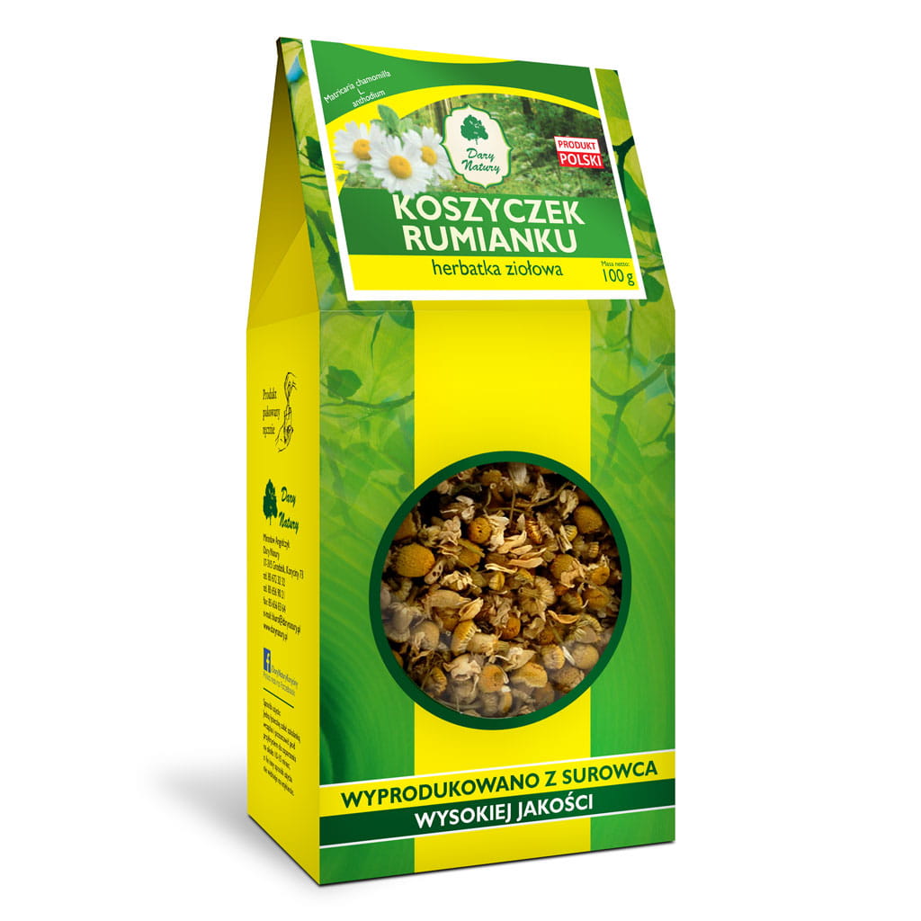 Herbata Koszyczek Rumianku 100 g - Dary Natury