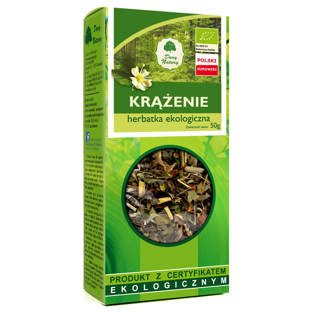 Herbata Krążenie BIO 50 g - Dary Natury