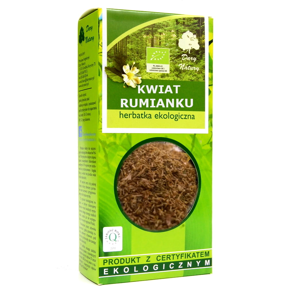 Herbata Kwiat Rumianku BIO 50 g - Dary Natury