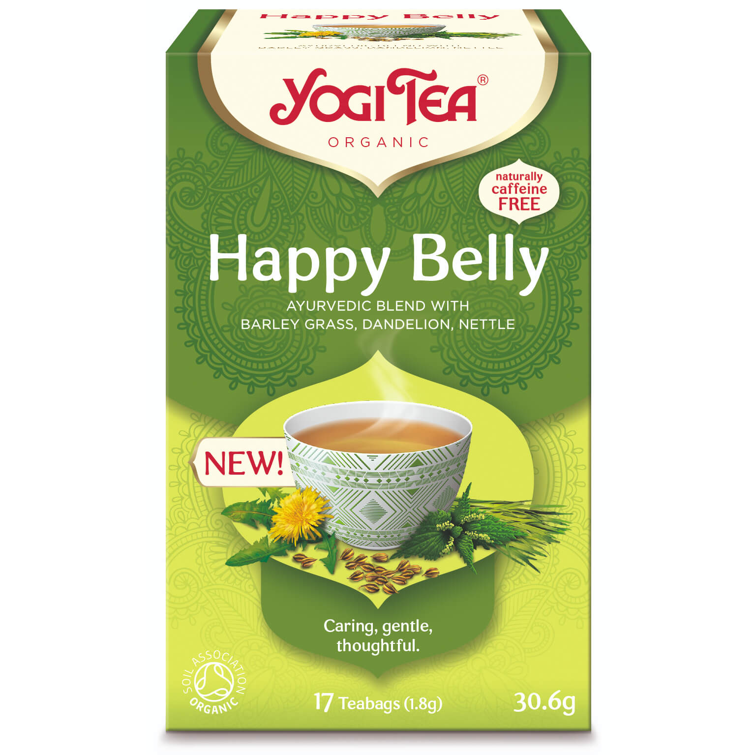 Herbata Lekki Brzuch (Happy Belly) BIO (17 × 1,8 g) 30,6 g - Yogi Tea