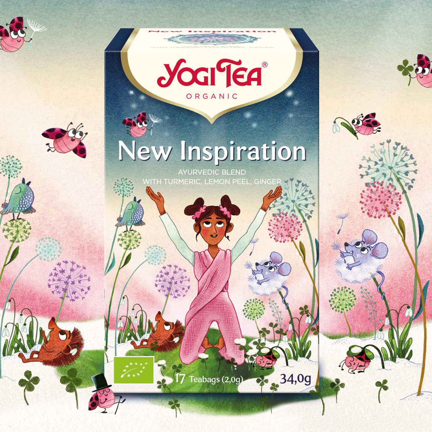 Herbata New Inspiration BIO (17 × 2 g) 34 g - Yogi Tea