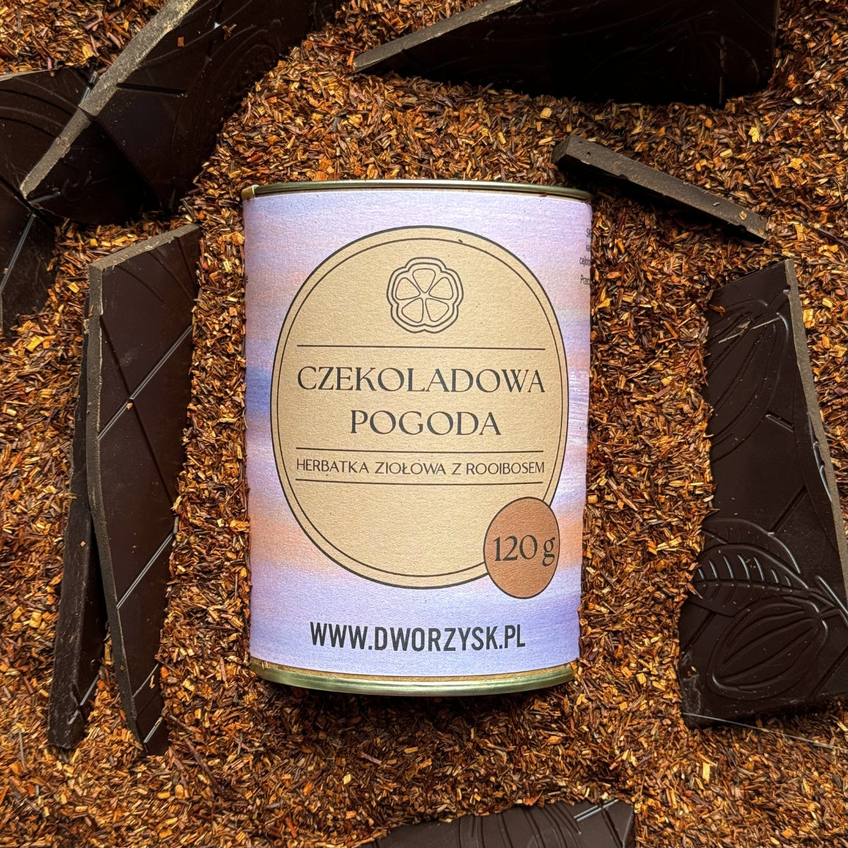 Herbata Rooibos Czekoladowa Pogoda 120 g - Dworzysk