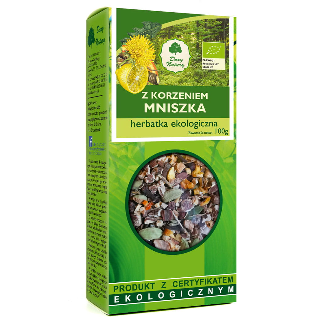 Herbata z korzeniem mniszka BIO 100 g - Dary Natury