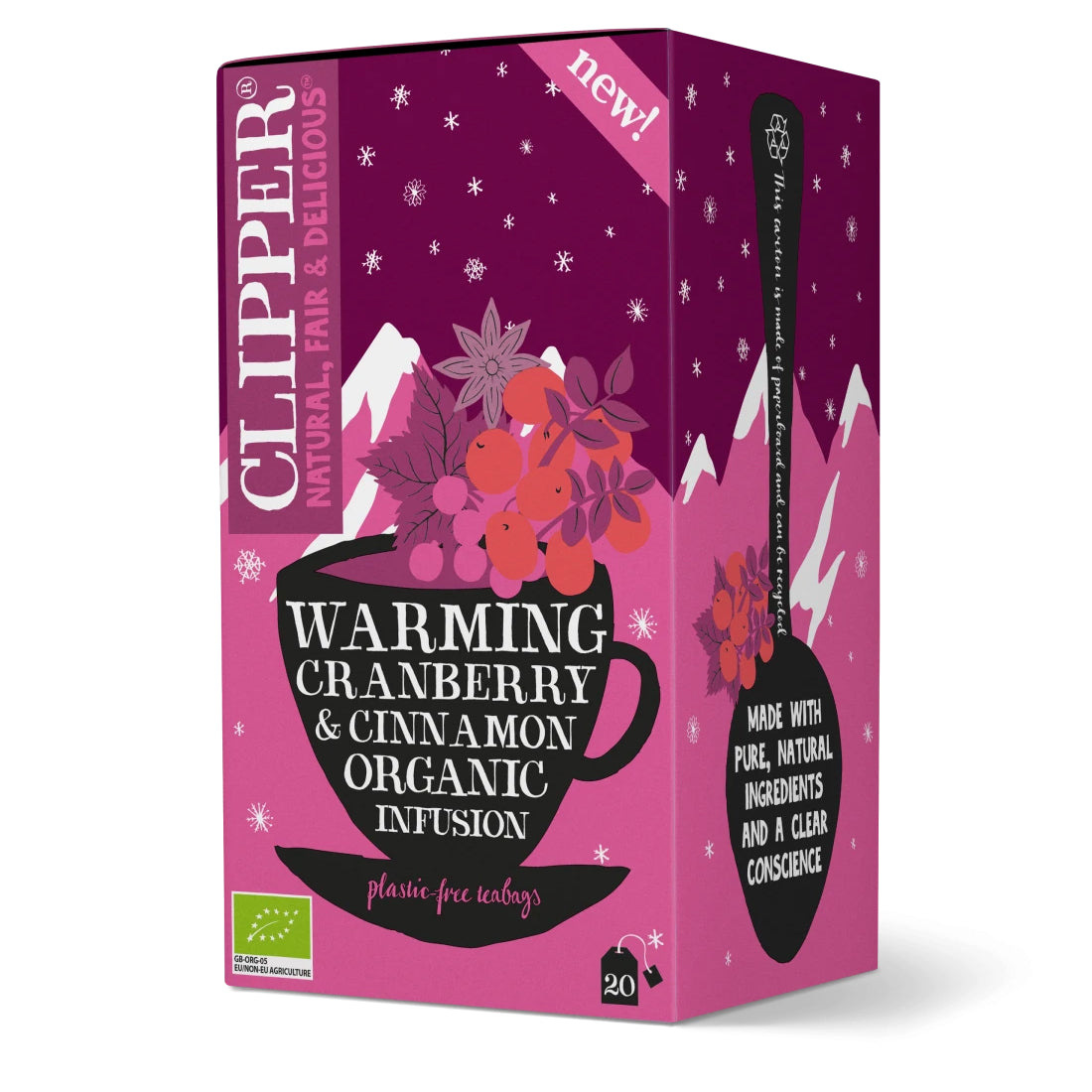 clipper z żurawiną i cynamonem
