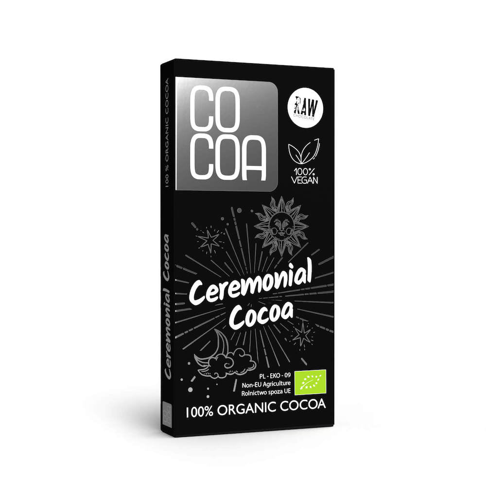Kakao ceremonialne surowe (czekolada gorzka 100% kakao) BIO 50 g - Cocoa