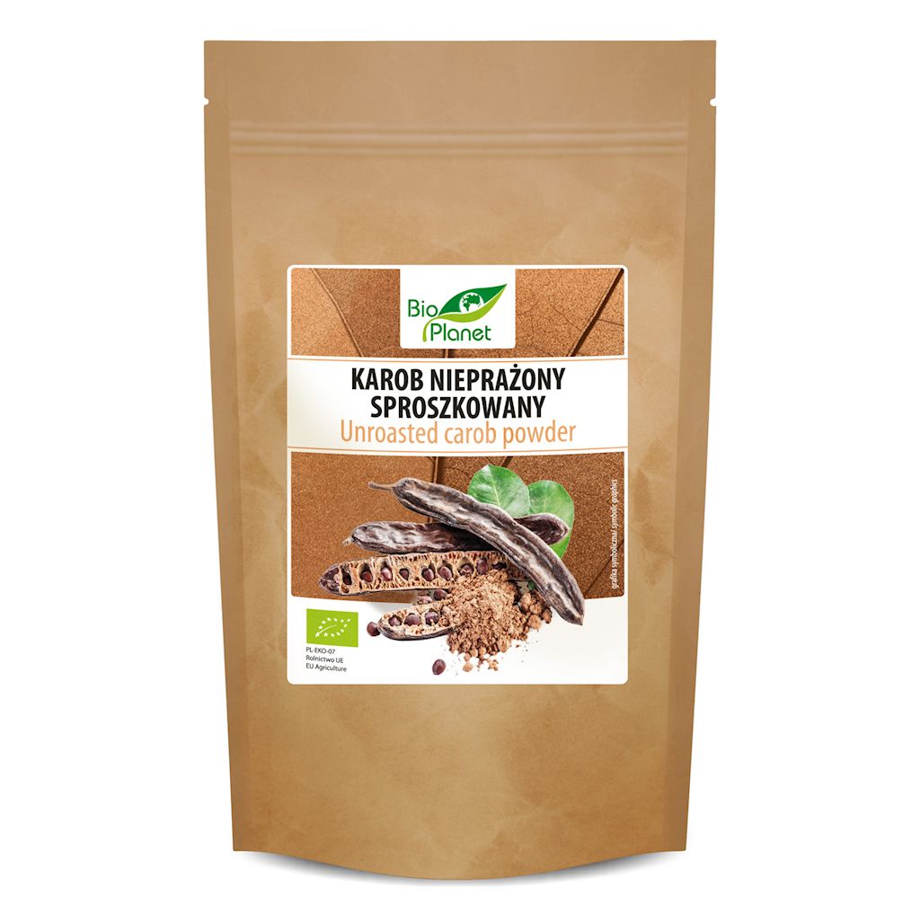 Karob nieprażony sproszkowany BIO 200 g - Bio Planet