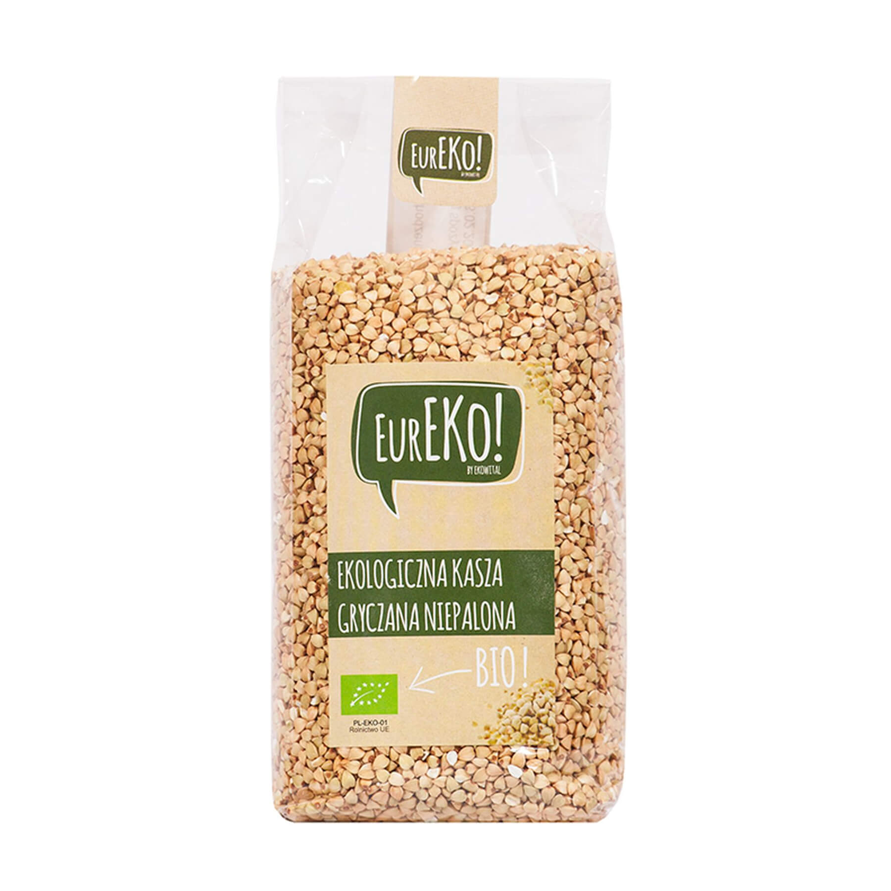 Kasza gryczana niepalona BIO 500 g - Eureko
