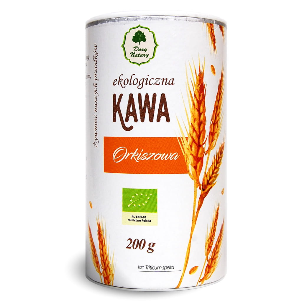 Kawa orkiszowa BIO 200 g - Dary Natury