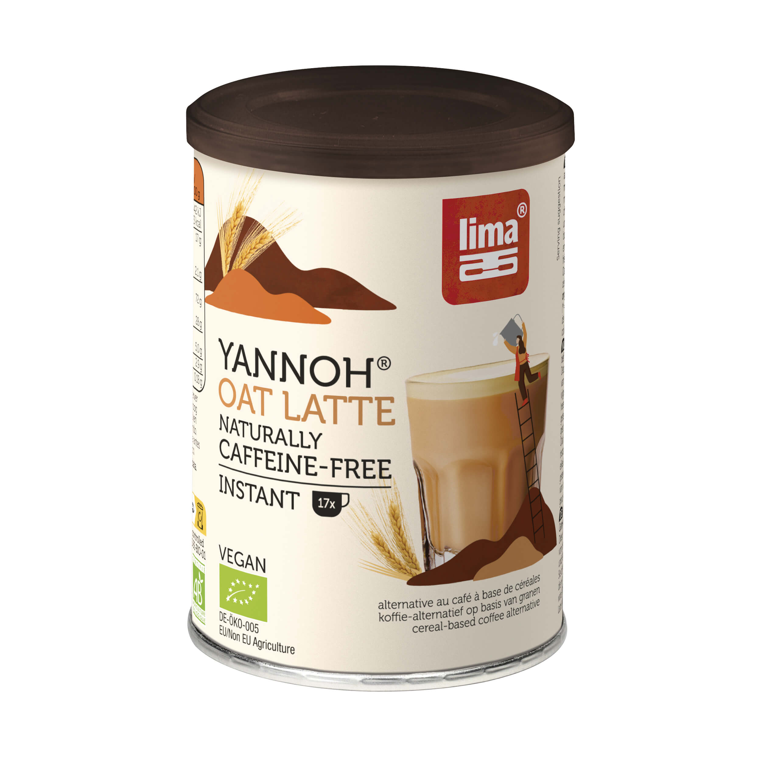 Kawa zbożowa Yannoh Latte instant BIO 100 g - Lima