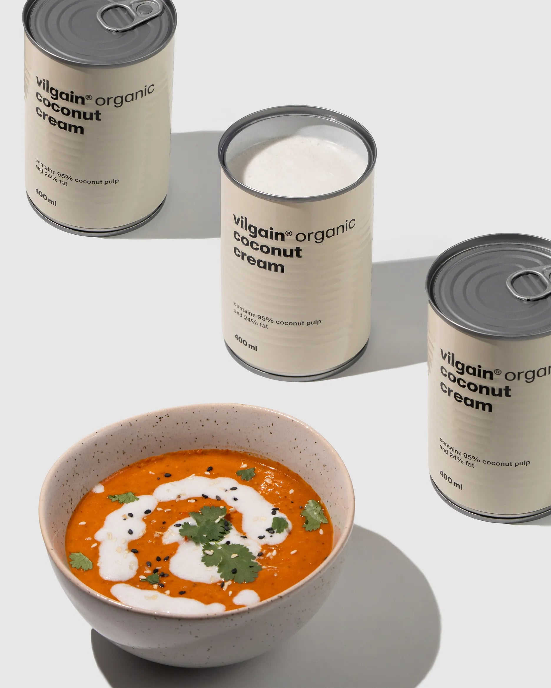 Krem kokosowy - śmietanka kokosowa BIO 400 ml - Vilgain