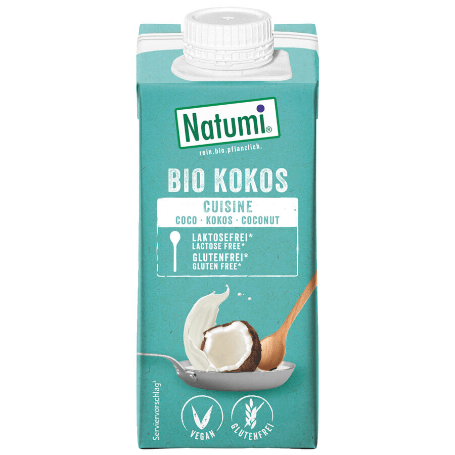 Krem kokosowy do gotowania i pieczenia BIO 200 ml - Natumi
