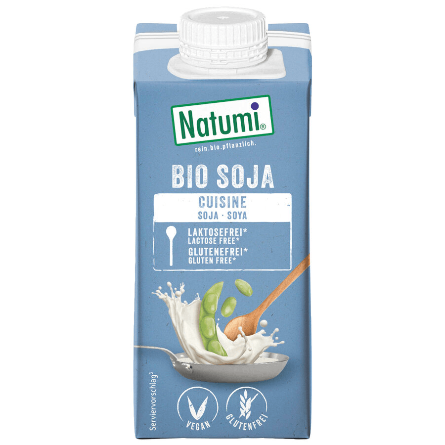 Krem sojowy do gotowania i pieczenia bezglutenowy BIO 200 ml - Natumi