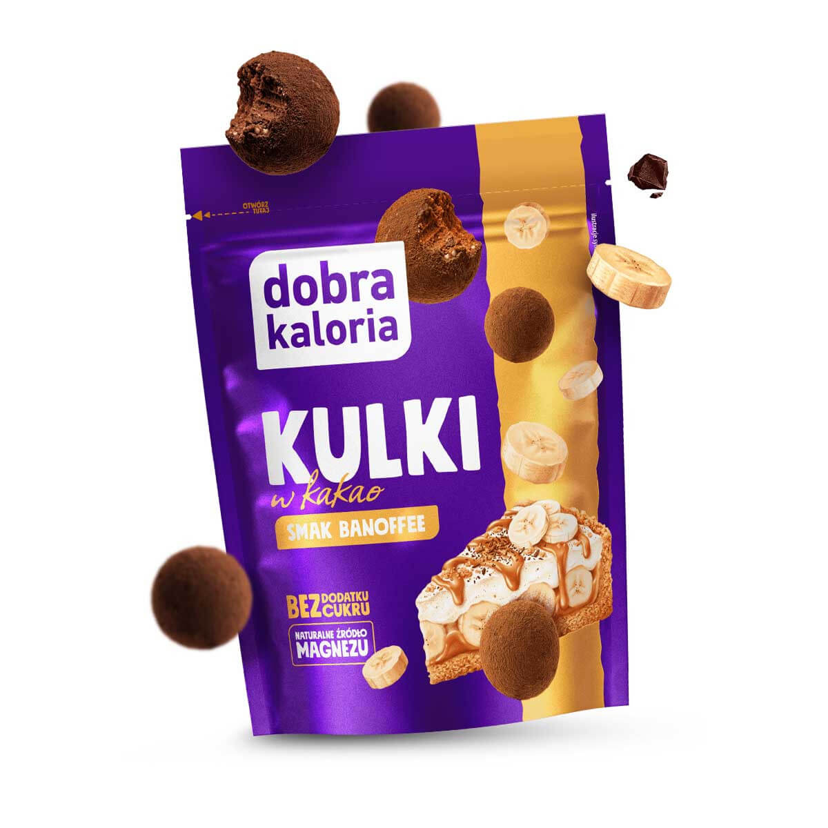 Kulki w kakao o smaku banoffee 65 g - Dobra Kaloria
