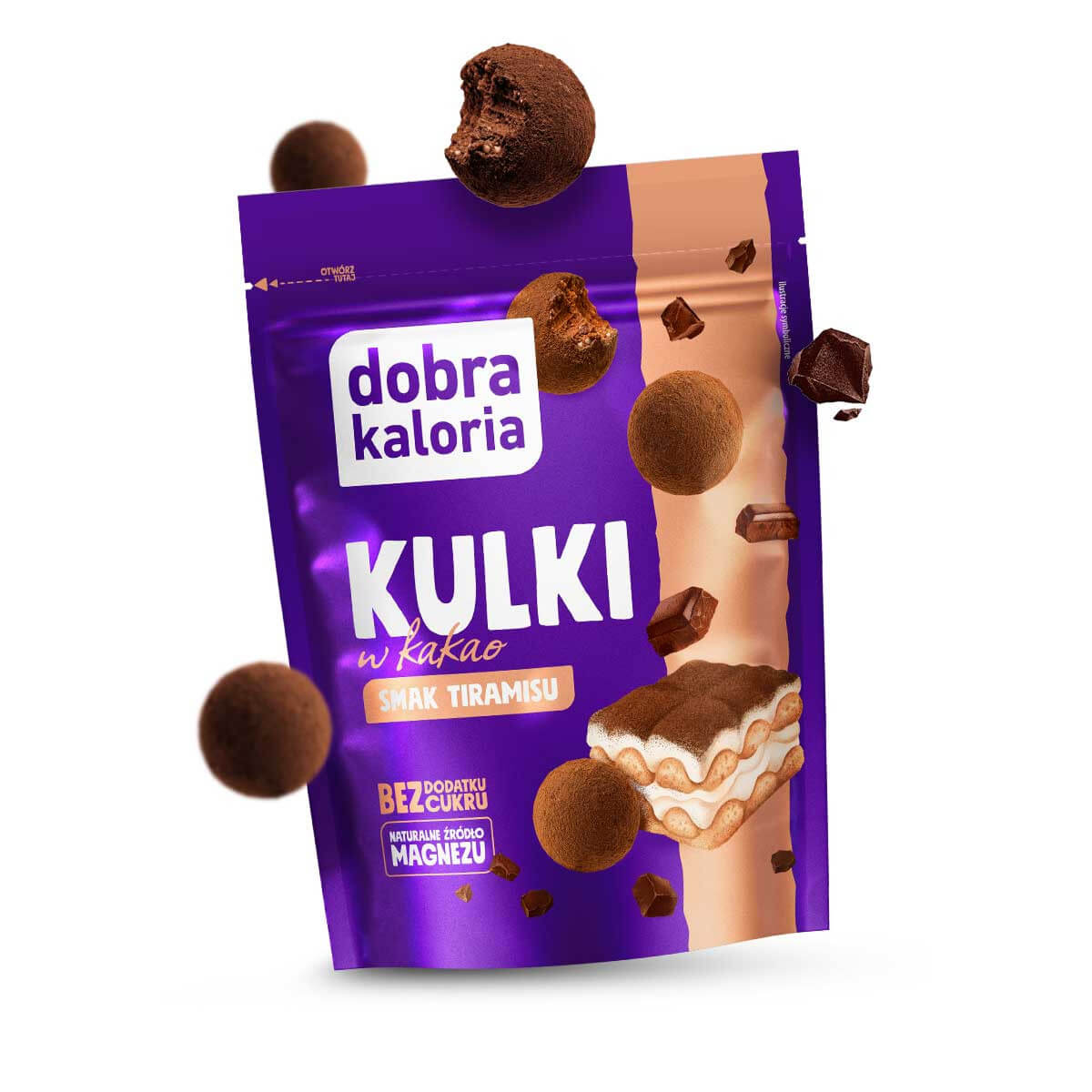Kulki w kakao o smaku tiramisu 65 g - Dobra Kaloria