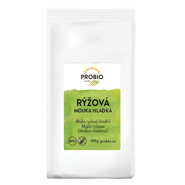 Mąka ryżowa biała (drobno mielona) bezglutenowa BIO 500 g - PROBIO