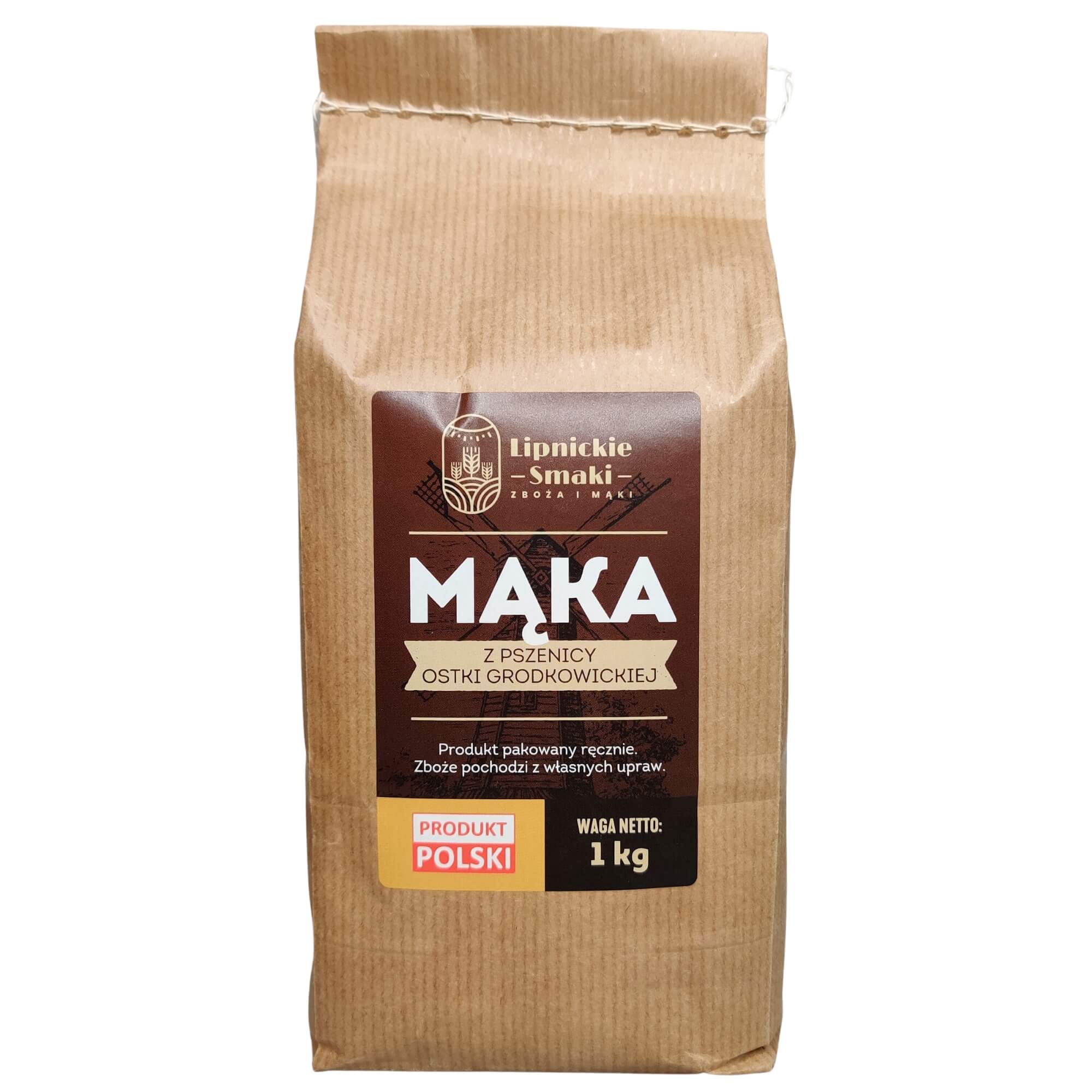 Mąka z pszenicy ostki grodkowickiej typ 1050 BIO 1 kg - Lipnickie Smaki
