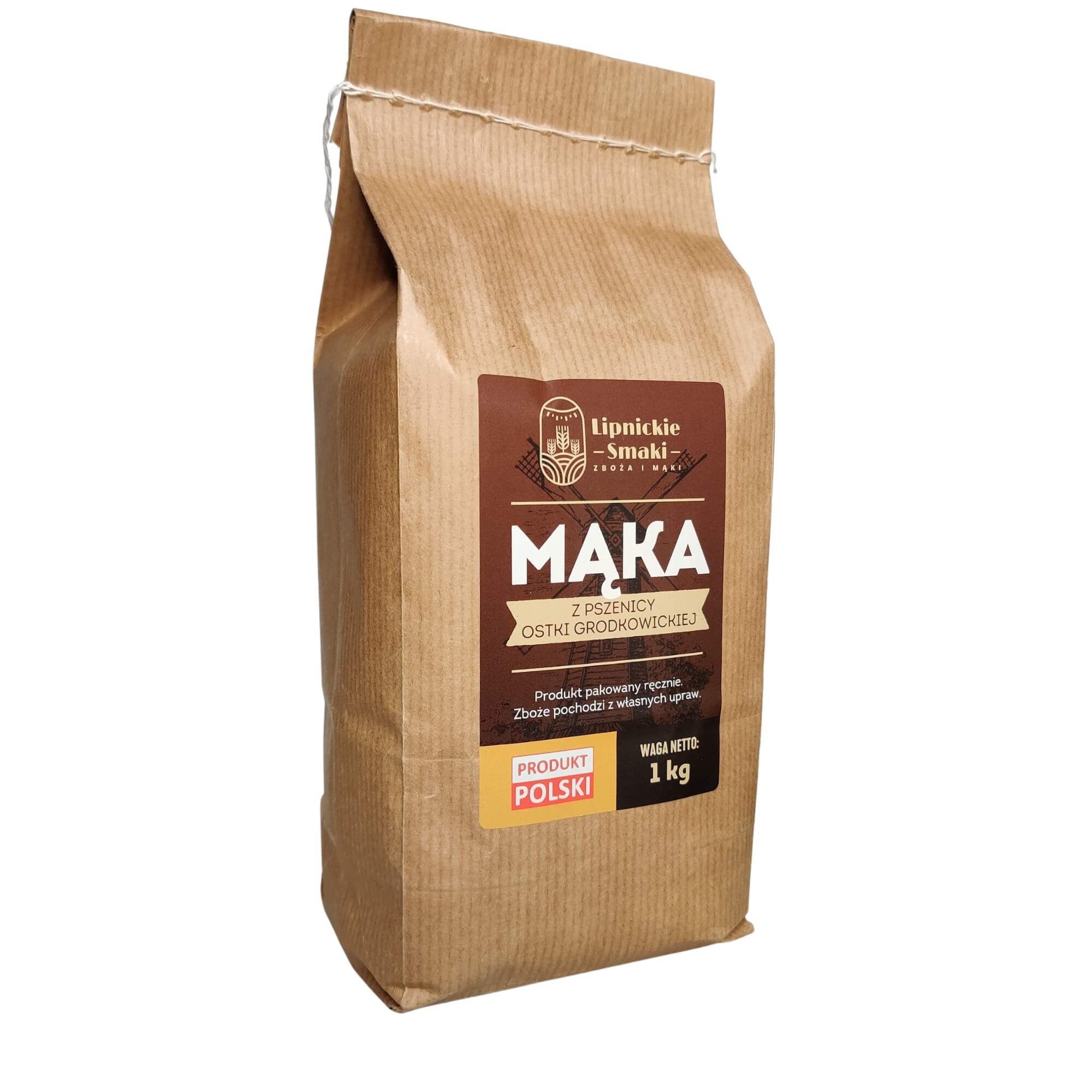 Mąka z pszenicy ostki grodkowickiej typ 1050 BIO 1 kg - Lipnickie Smaki