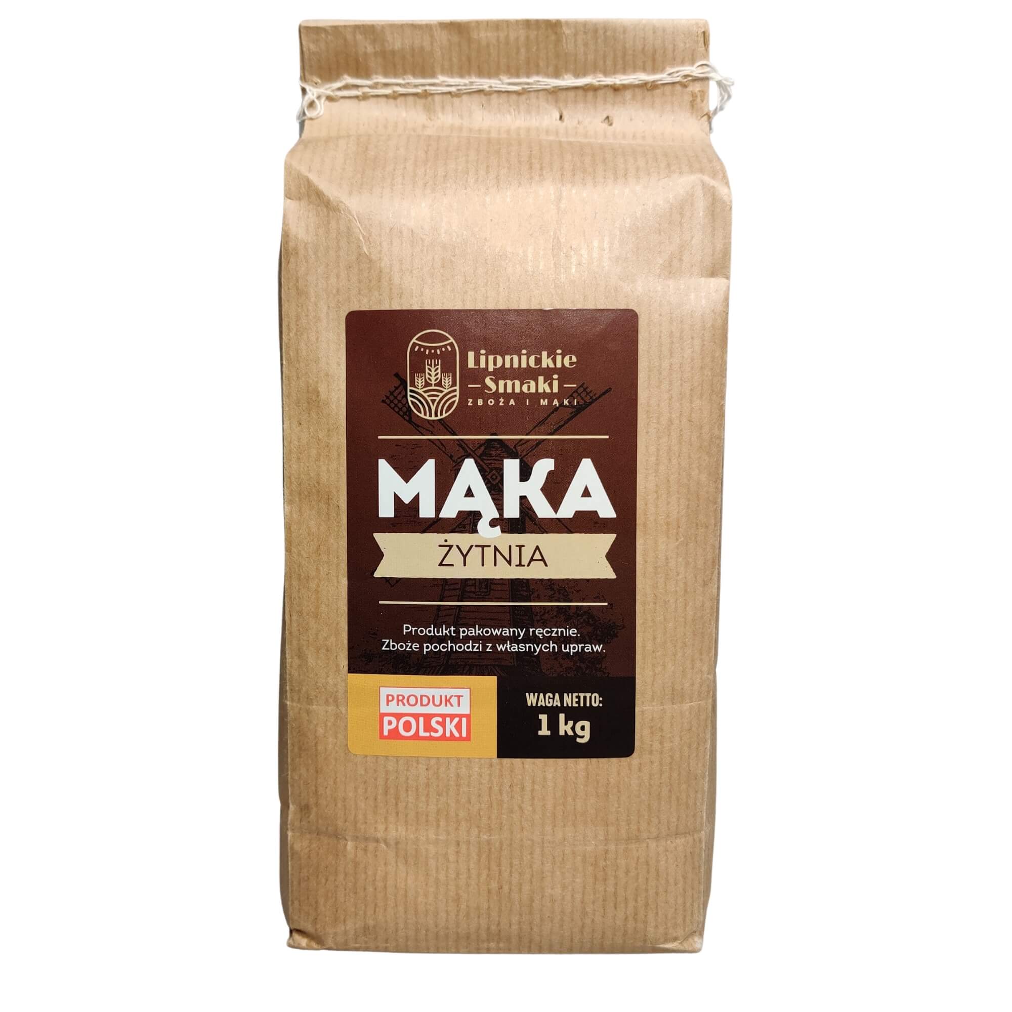 Mąka żytnia typ 2000 BIO 1 kg - Lipnickie Smaki