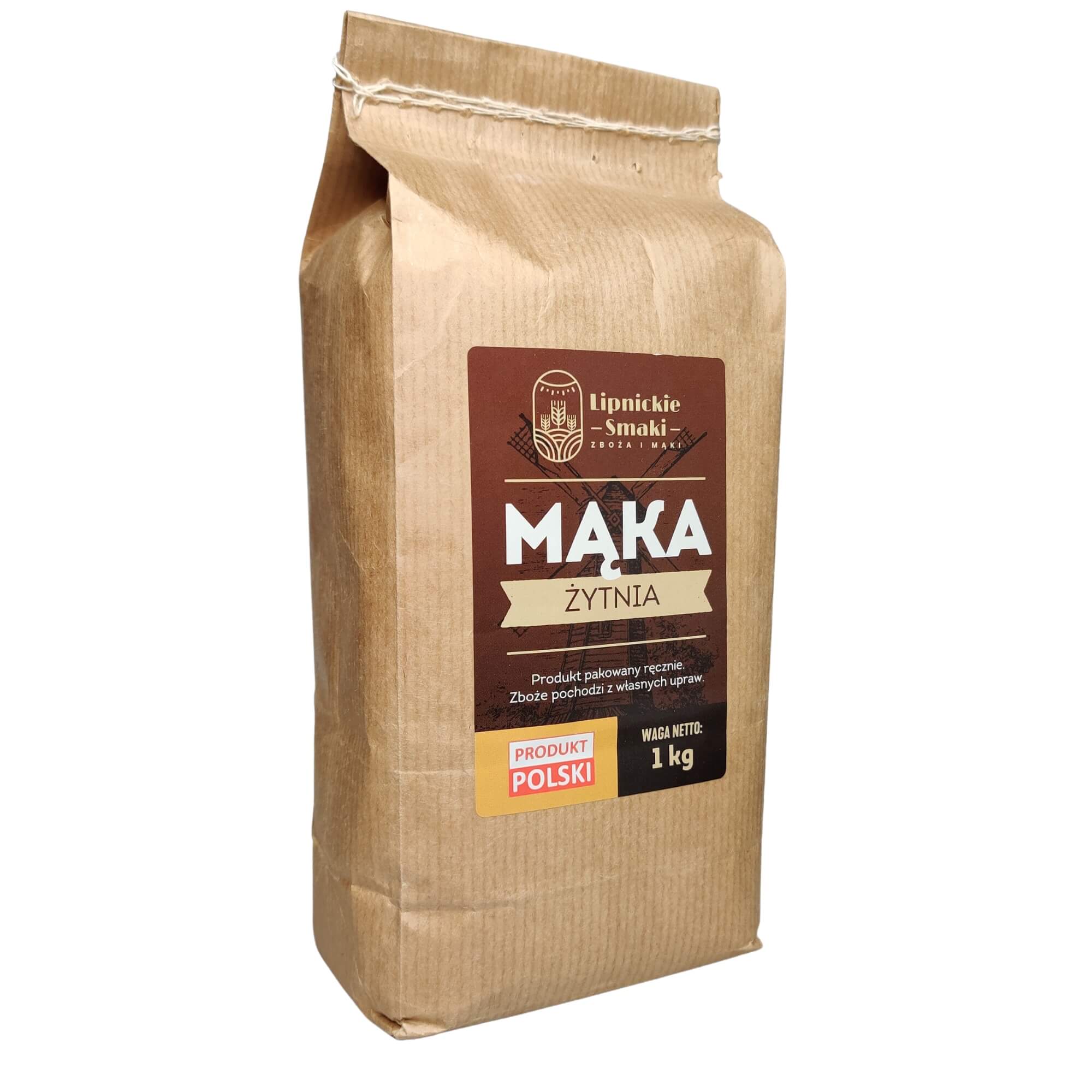 Mąka żytnia typ 2000 BIO 1 kg - Lipnickie Smaki