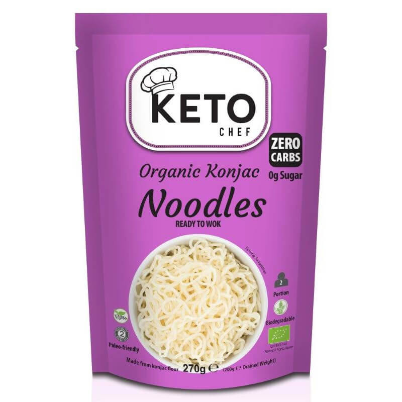 Makaron konjac noodle BIO 270 g - Keto Chef | Żywioł Zdrowia