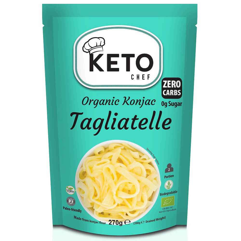 Makaron konjac noodle tagliatelle BIO 270 g - Keto Chef