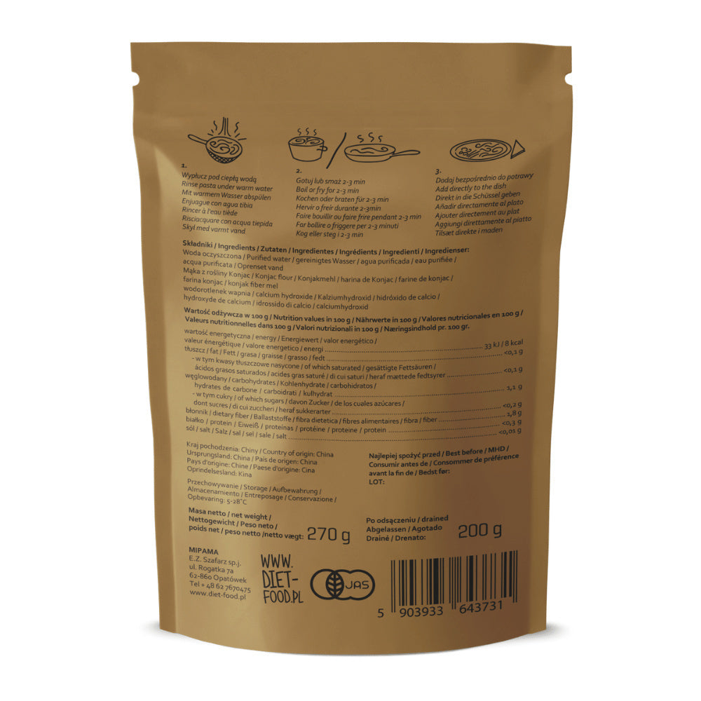 Makaron konjac udon 270 g - Diet-Food