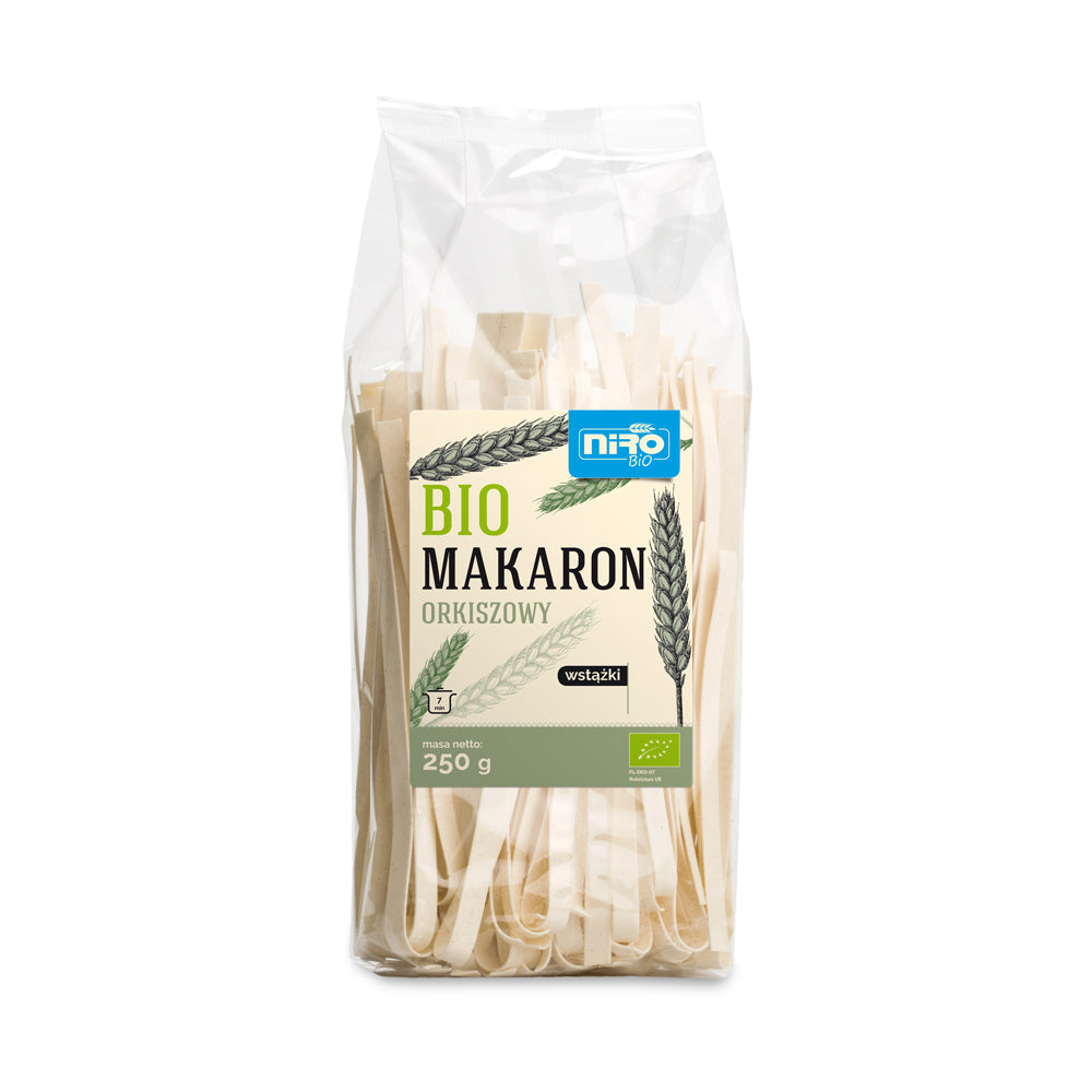 Makaron orkiszowy wstążki BIO 250 g - Niro